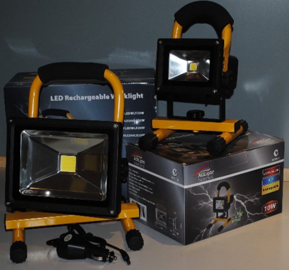 LED WORKLIGHTS - RECHARGEABLE - Click Image to Close