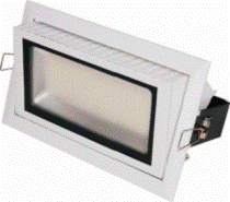SHOPFITTER LED RECTANGLE DOWNLIGHT GIMBLE - Click Image to Close